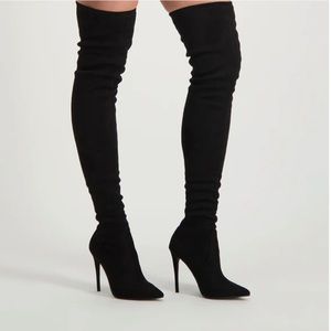 STEVE MADDEN DOMINIQUE BLACK BOOT